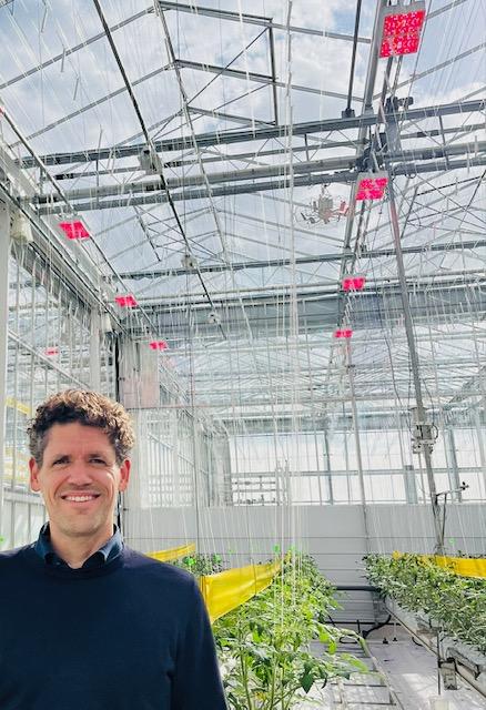 Jurre in greenhouse